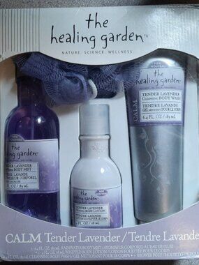The Healing Garden Set Calm Tender Lavender